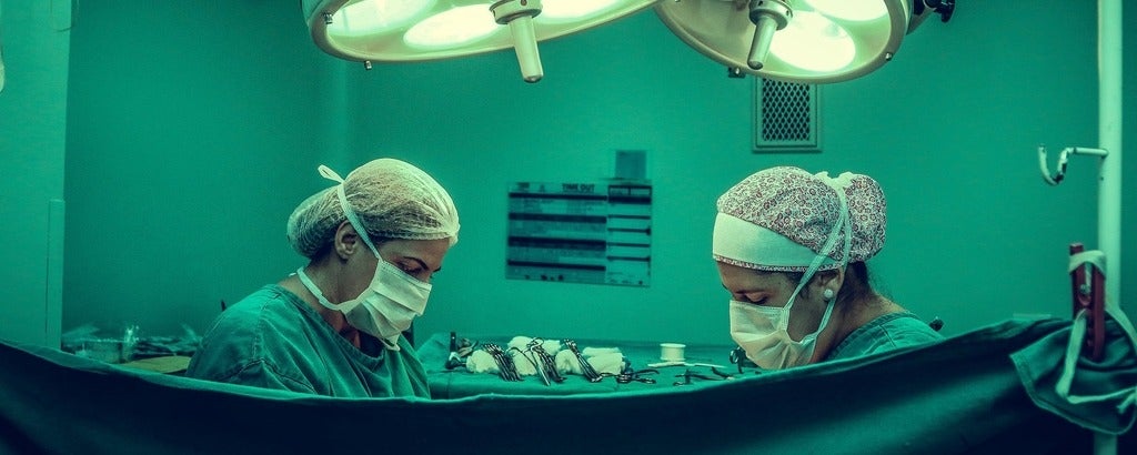 Doctors in surgery room