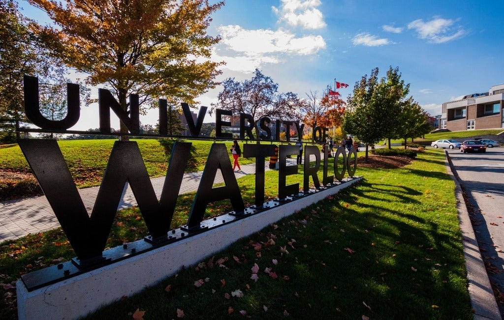 University of Waterloo Sign