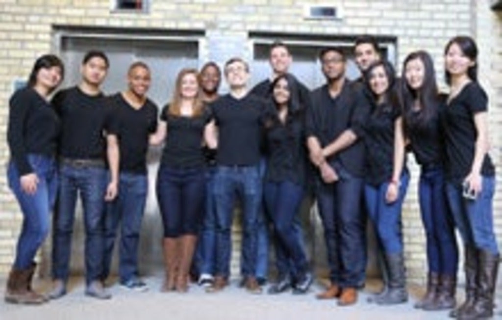 The large group of student volunteers who run TedX Waterloo