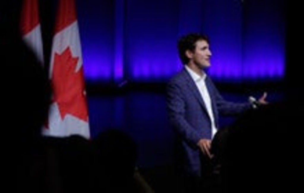 Trudeau speaking