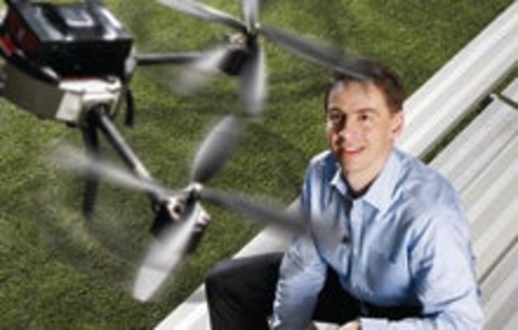 Aeryon Lab's Scout drone using WAVElab controllers