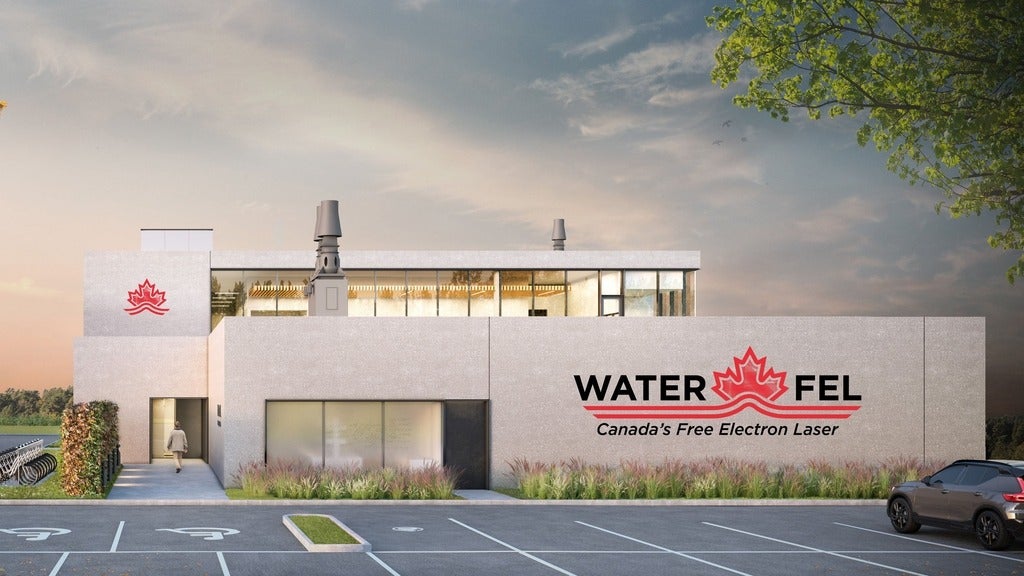Building rendering of the new laser facility at the University of Waterloo 