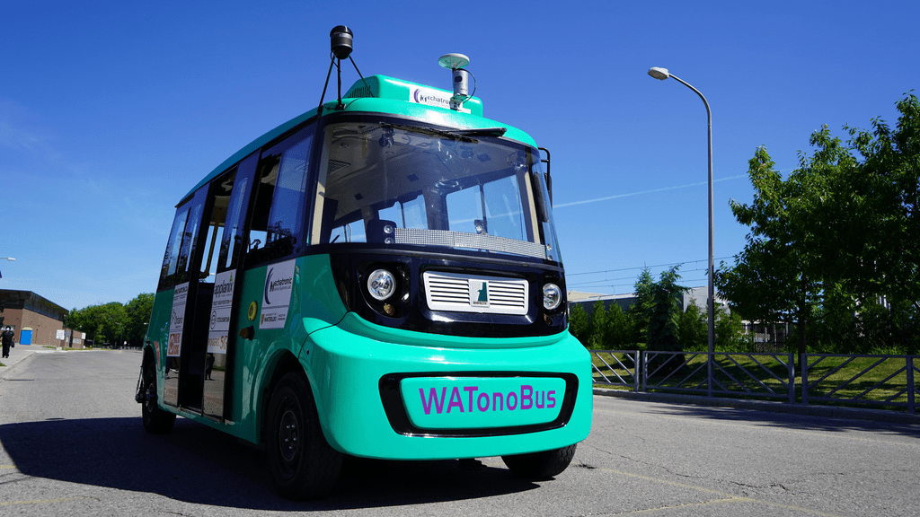 Waterloo's driverless, autonomous shuttle that will transport students and staff across campus
