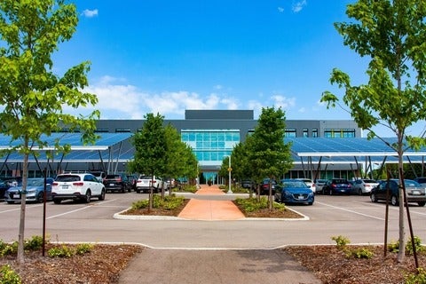 Parking lot view of evolve1