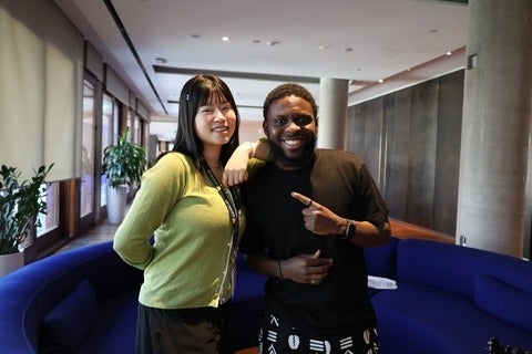 Helen Huang and Sefunmi Osinaike