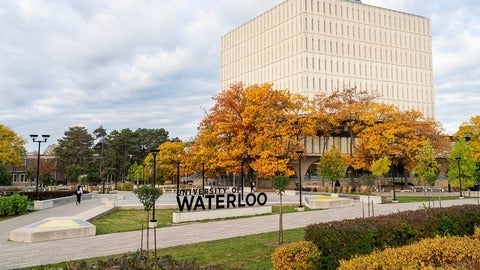 University of Waterloo sign