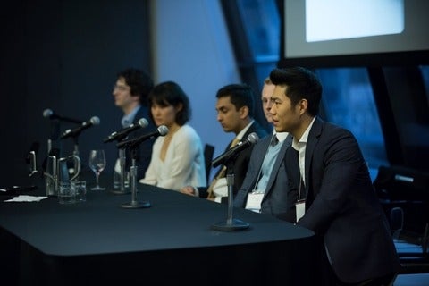 Andy Wang and other at panelist table