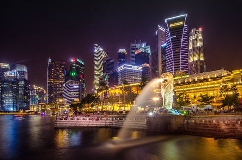 Merlion Park in Singapore