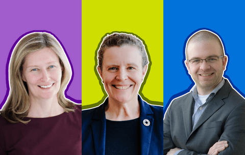 Catherine Burns, Amelia Clarke and Chris Yakymchuk