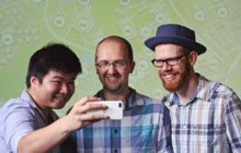 The team who developed the campus map