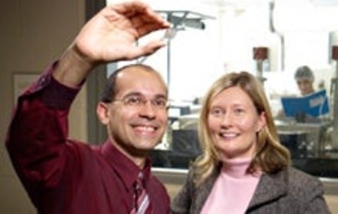 Karim Karim and Catherine Burns