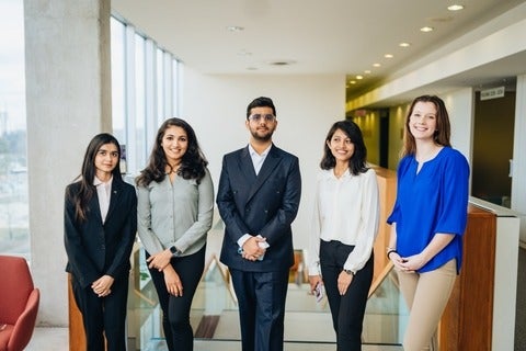 Co-op students in Tatham Centre