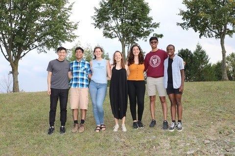 Chidi with current Waterloo Loran Scholars