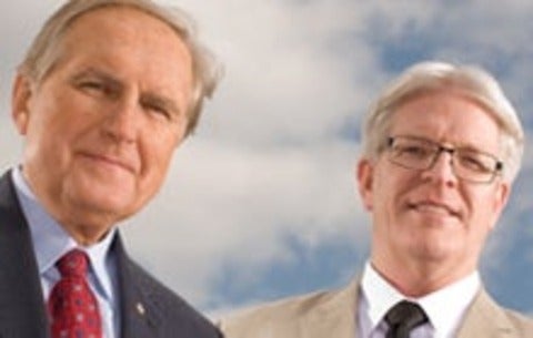 ​Hon. Roy Romanow and Professor Bryan Smale, CIWB, University of Waterloo
