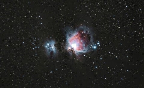 colourful view of the moon in the galaxy 