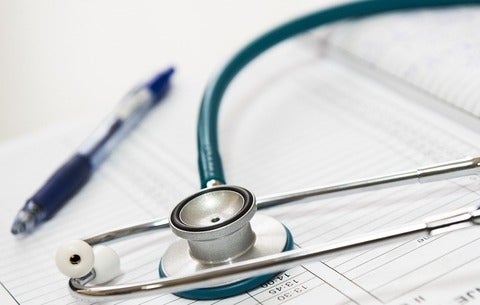 stethoscope and medical notes 