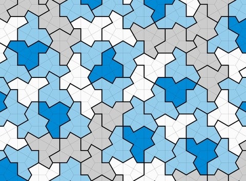 Einstein hats tiled, the discovery visualized