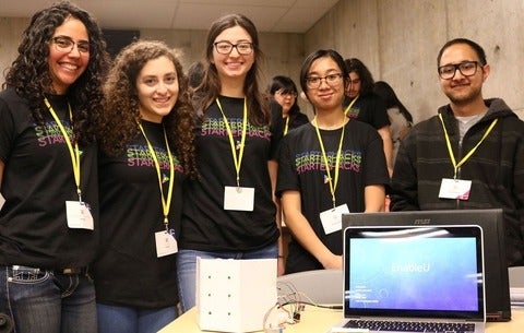 Students of the EnableU team