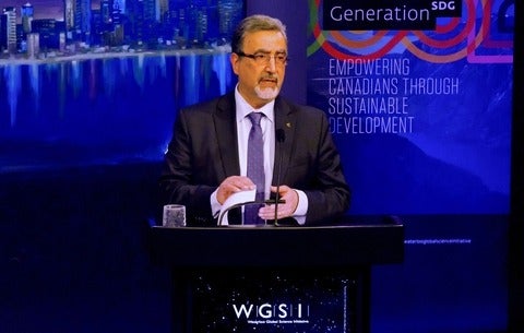 Feridun speaking at SDG Summit