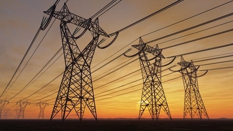 High-voltage wires