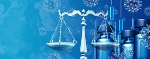 Vaccinations mandate policy and vaccine mandates law and regulations concept 3D render