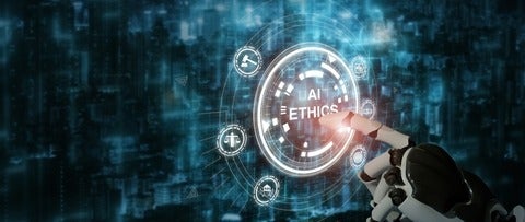 AI ethics or AI Law concept.