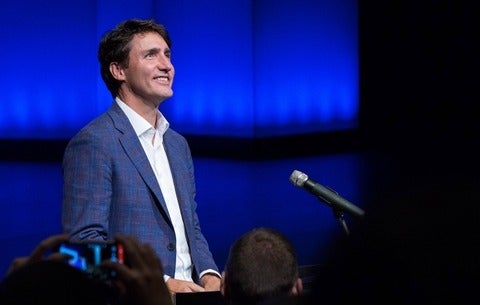 Justin Trudeau at Hack the North