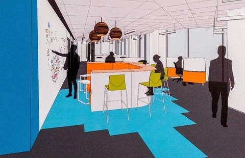 Plans for a collaborative work space at SAP