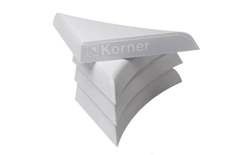 One-piece door product from Korner