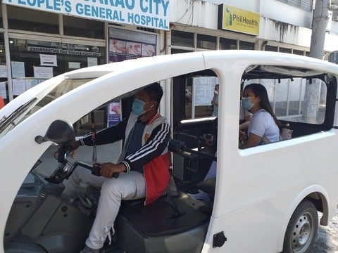 a Philippine's e-trike designed by electrical engineering alum 