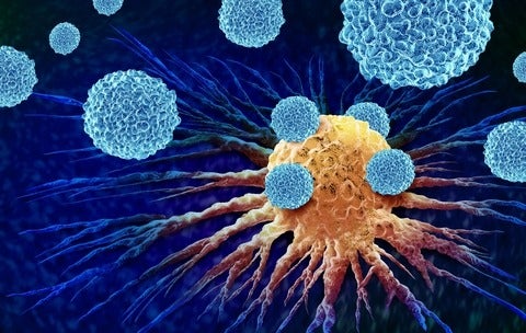 Illustration of cancer cells