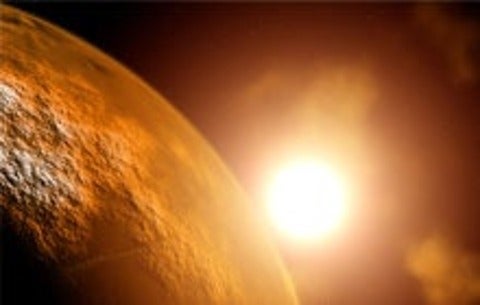 Mars sunrise
