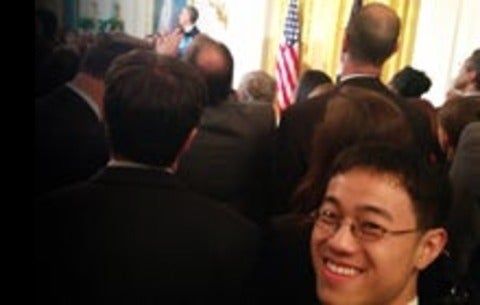 David Hu at The White House