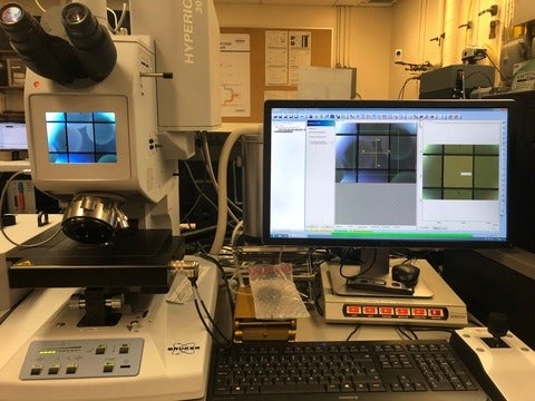 Lab set-up in Dr. Wayne Parker, a professor in Waterloo’s Department of Civil and Environmental Engineering.