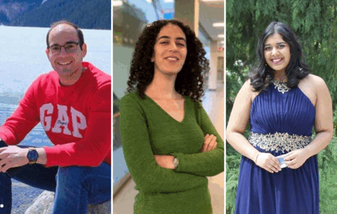 Photos of Mansour, Mari and Jaya