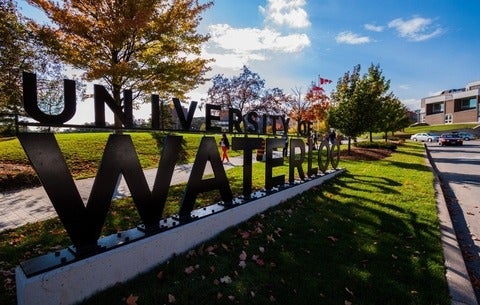 University of Waterloo Sign