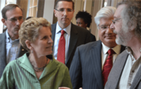 Ontario Premier Kathleen Wynne visits IQC at the University of Waterloo