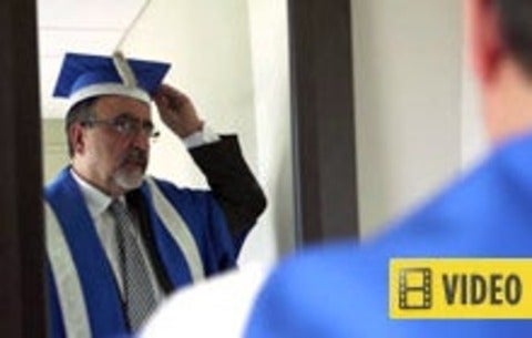 President Feridun Hamdullahpur preparing for Convocation