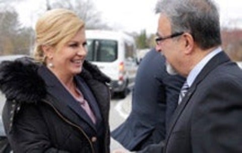 President of Croatia and President Hamdullahpur
