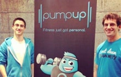 PumpUp co-founders Garrett Gottlieb and Phil Jacobson