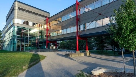 Overpass connecting Waterloo buildings