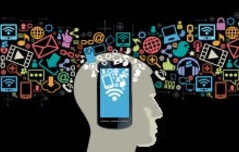 Smartphone impact on brain - conceptual