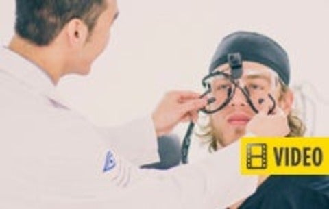 Sports vision clinic