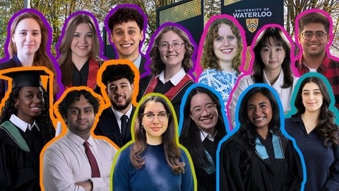 Collage featuring Spring 2026 valedictorians