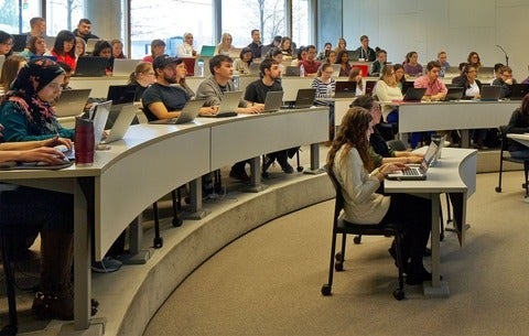 Classroom of students at their desk