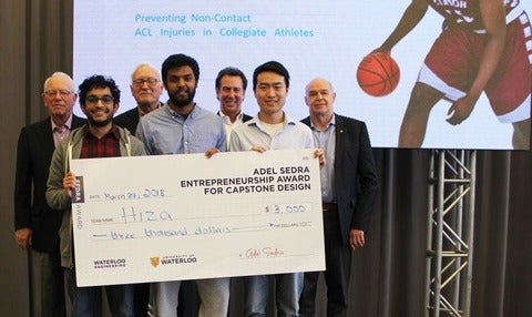 Team Hiza was the 2018 winner of the Sedra People’s Choice Award at the Norman Esch Entrepreneurship Awards for Capstone Design.