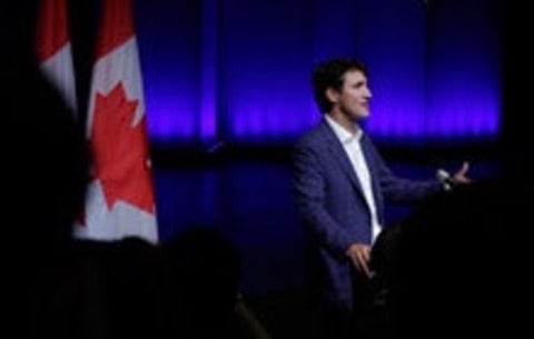 Trudeau speaking
