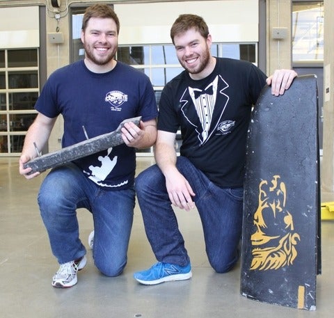 Waterloo Engineering students Russell and Graham Giles 