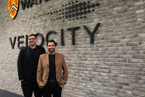 Velocity Fund II General Partners Ross Robinson (left) and Akash Vaswani. (University of Waterloo) 