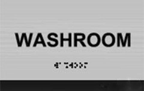 inclusive bathroom sign